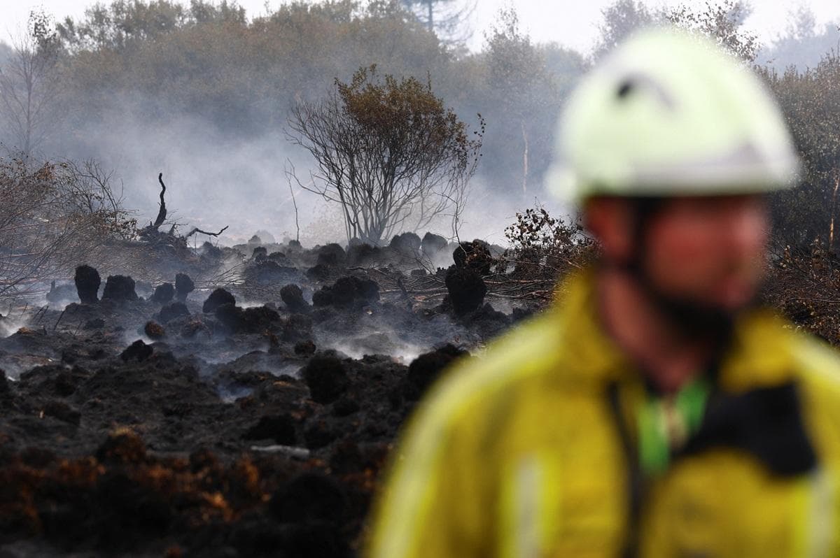 Malaking sunog sa Belgium, kontrolado na matapos ang pitong araw na labanan