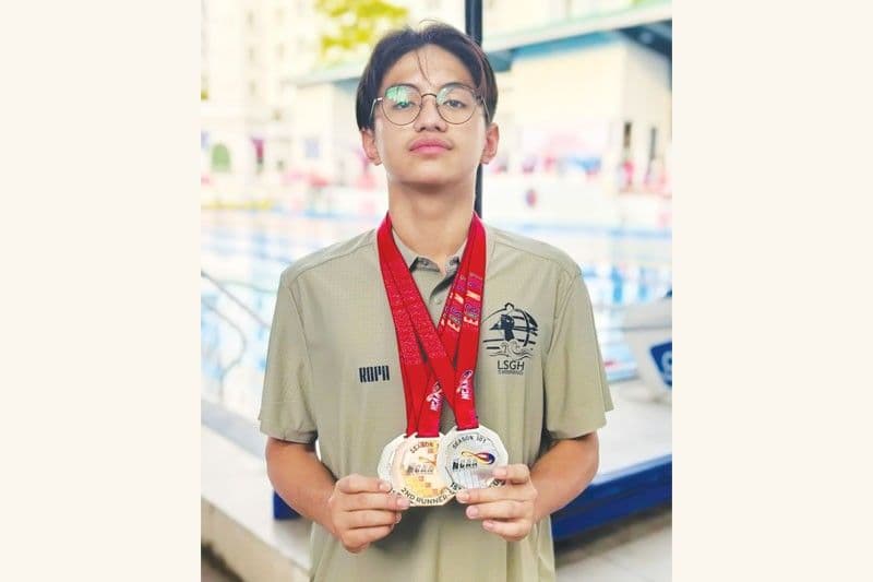 Madi Mojdeh at Kristian Cabana, nanguna sa National Interschool Swimming Championships