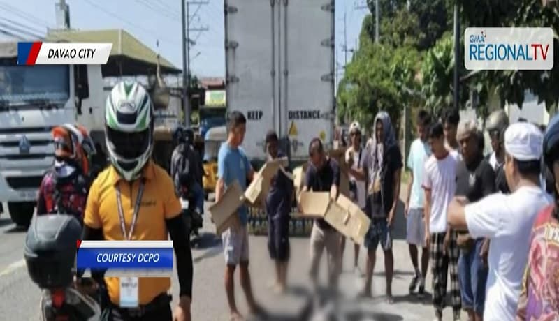 Babaeng Nakaangkas sa Motorsiklo, Namatay Matapos Magulungan ng Truck sa Davao City