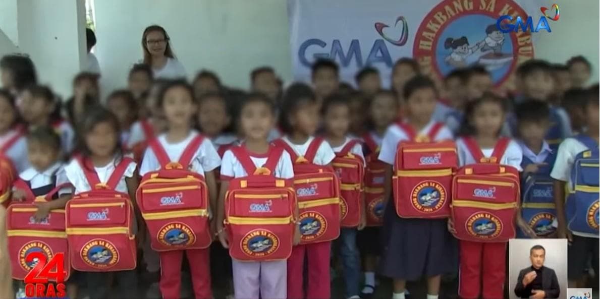 60,000 estudyante sa buong bansa, tumanggap ng mga gamit pang-eskwela mula sa GMA Kapuso Foundation