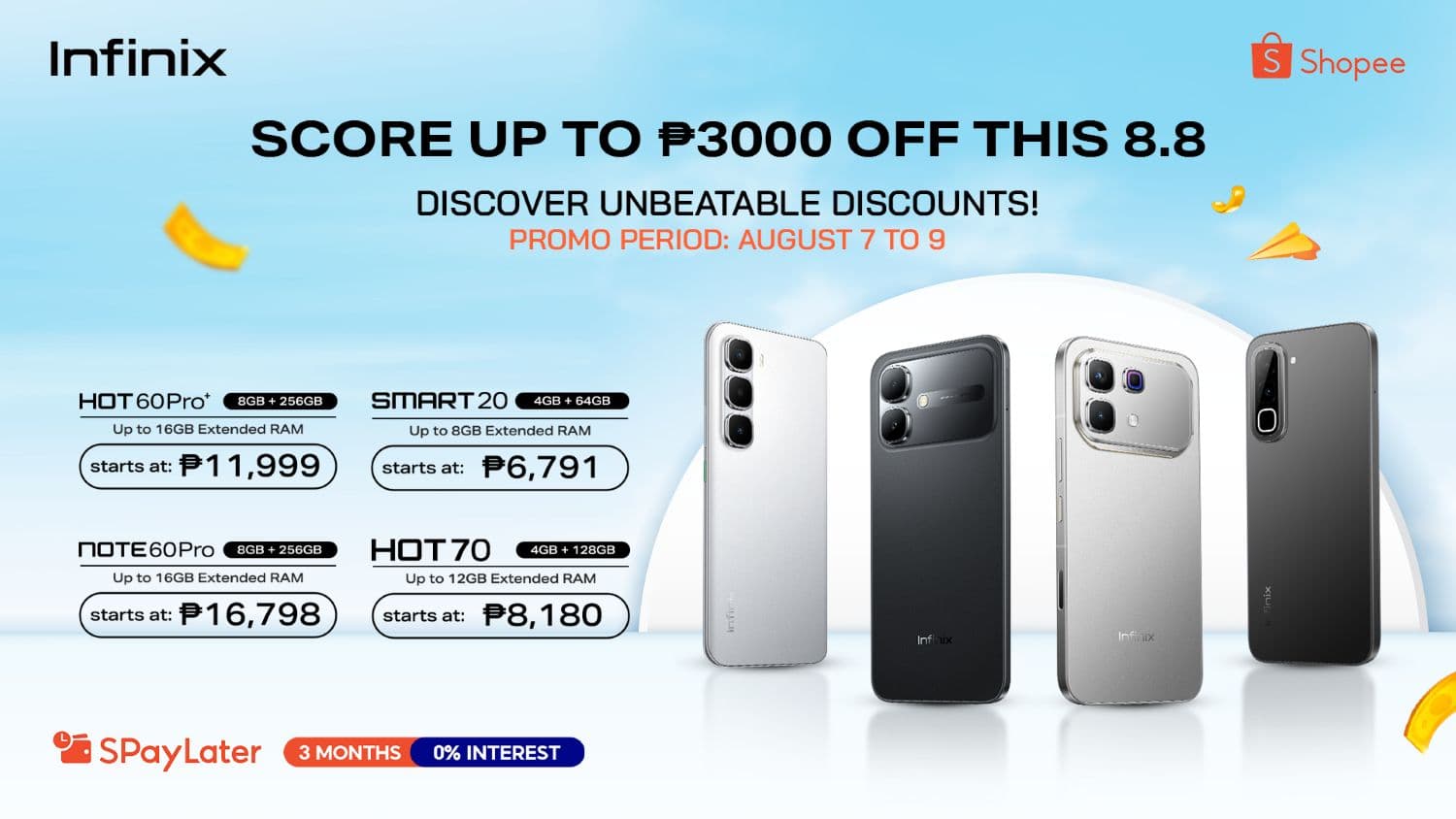 Mga Pinakamagandang Alok sa 8.8 Sale ng Infinix
