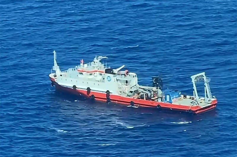 Philippine Coast Guard, nagpatalsik ng Chinese research vessel sa Batanes