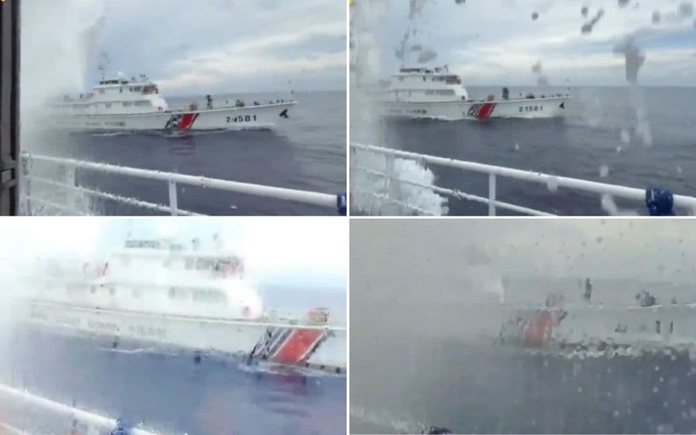 PANOORIN: China Coast Guard nag-water cannon ulit sa mga barko ng Pilipinas sa Bajo de Masinloc