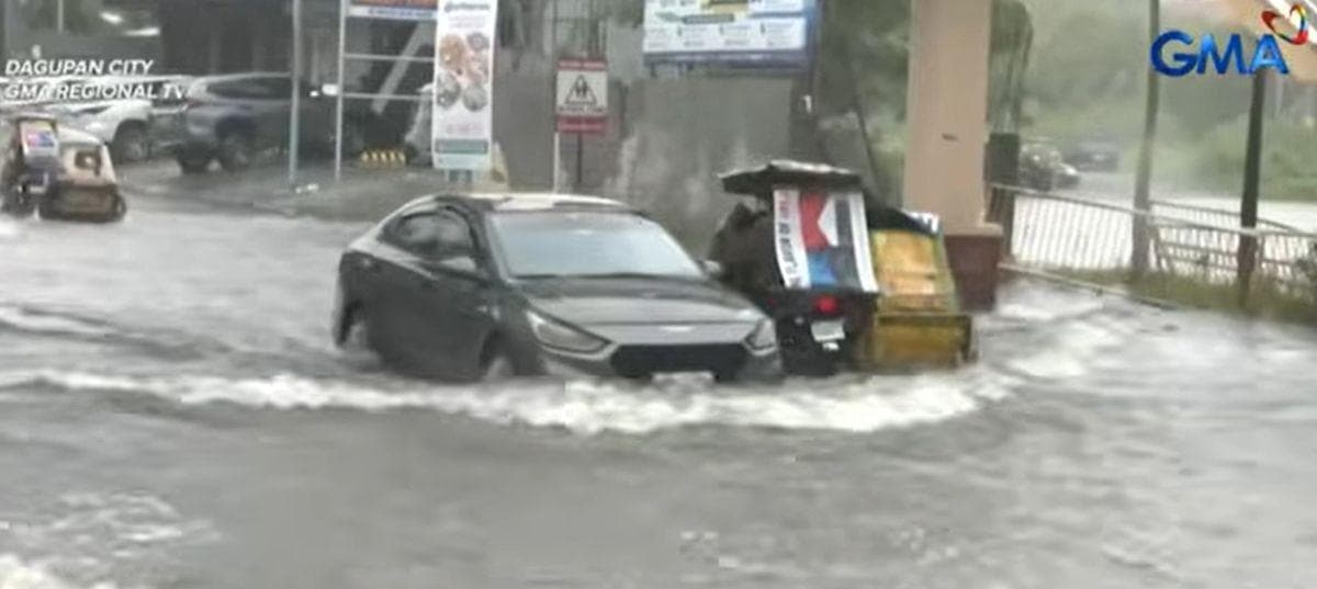 Baha at Landslide, Tumama sa Ilang Bahagi ng Luzon Dahil sa Tropical Depression Luis