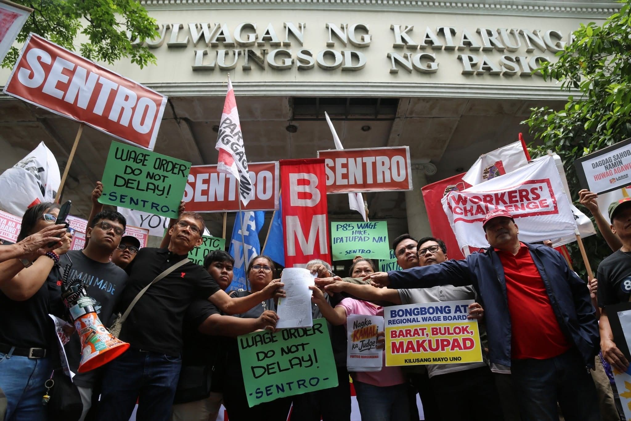 Labor Groups Humiling sa Korte na I-lift ang Pansamantalang Utos sa NCR Wage Hike