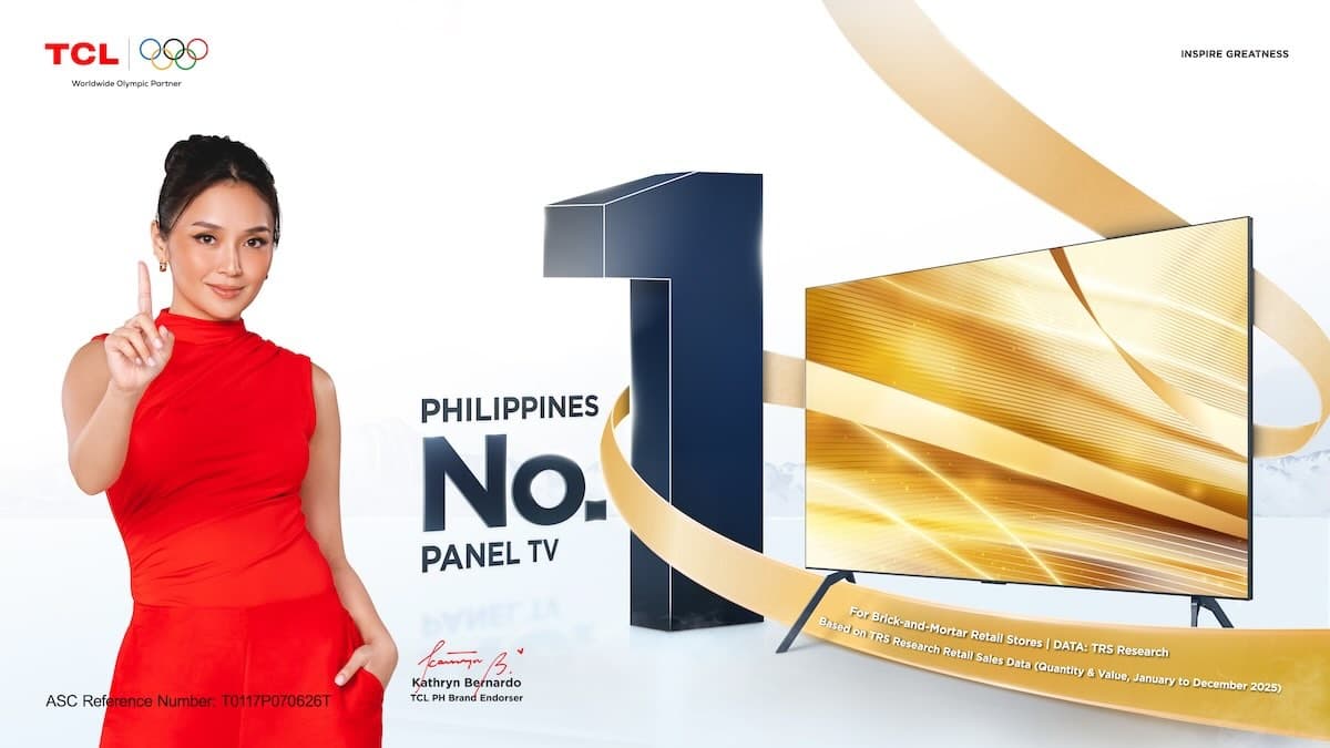 TCL, Nangungunang Brand ng Panel TV sa Pilipinas sa Ikatlong Sunud-sunod na Taon