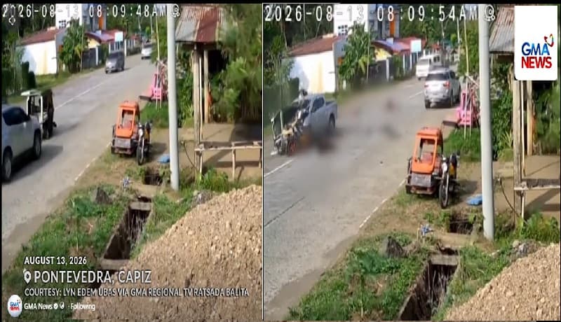 Tatlong Sasakyan, Tatlong Ulit na Nabangga ang Tricycle sa Capiz