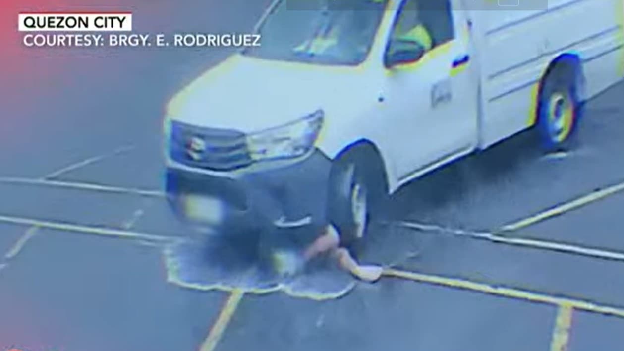 Sasakyan ng kumpanya, tumakas matapos ang insidente ng hit-and-run sa Quezon City
