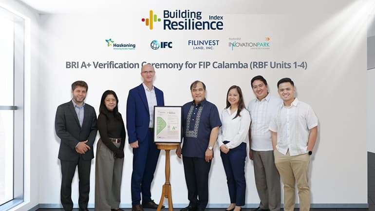 Filinvest Innovation Parks Nakakuha ng A+ Rating sa IFC Building Resilience Index: Unang Kaganapan sa Industriyal na Real Estate ng Pilipinas