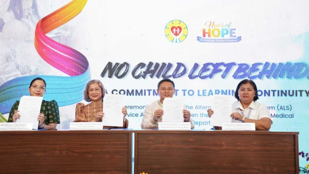 Kasunduan ng DepEd at PCMC Nagbibigay-Daan sa mga Batang Pasyente na Magpatuloy sa Kanilang Edukasyon