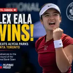 Alex Eala, Umusad sa Ikatlong Ronda ng WTA sa Toronto Matapos Talunin si Alycia Parks